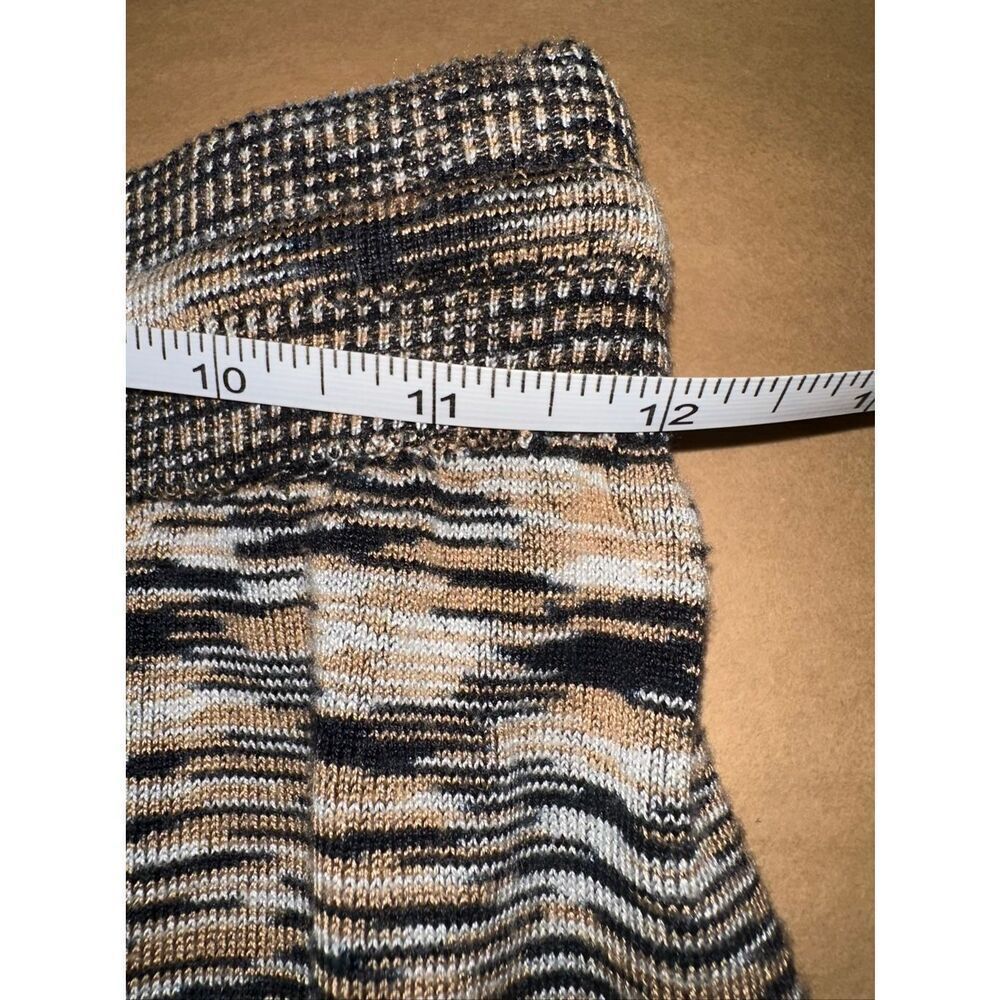 Anthropologie Little Lies Sz M Wide Leg Knit Lounge Pants Multicolor Drawstring - Picture 8 of 9